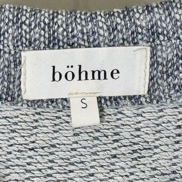 Bohme Boho Lightweight Frayed Casual Button Up Shacket Shirt Women’s Small - Picture 6 of 11